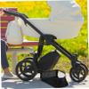 Black Oxford Stroller Bottom Storage Bag view 4