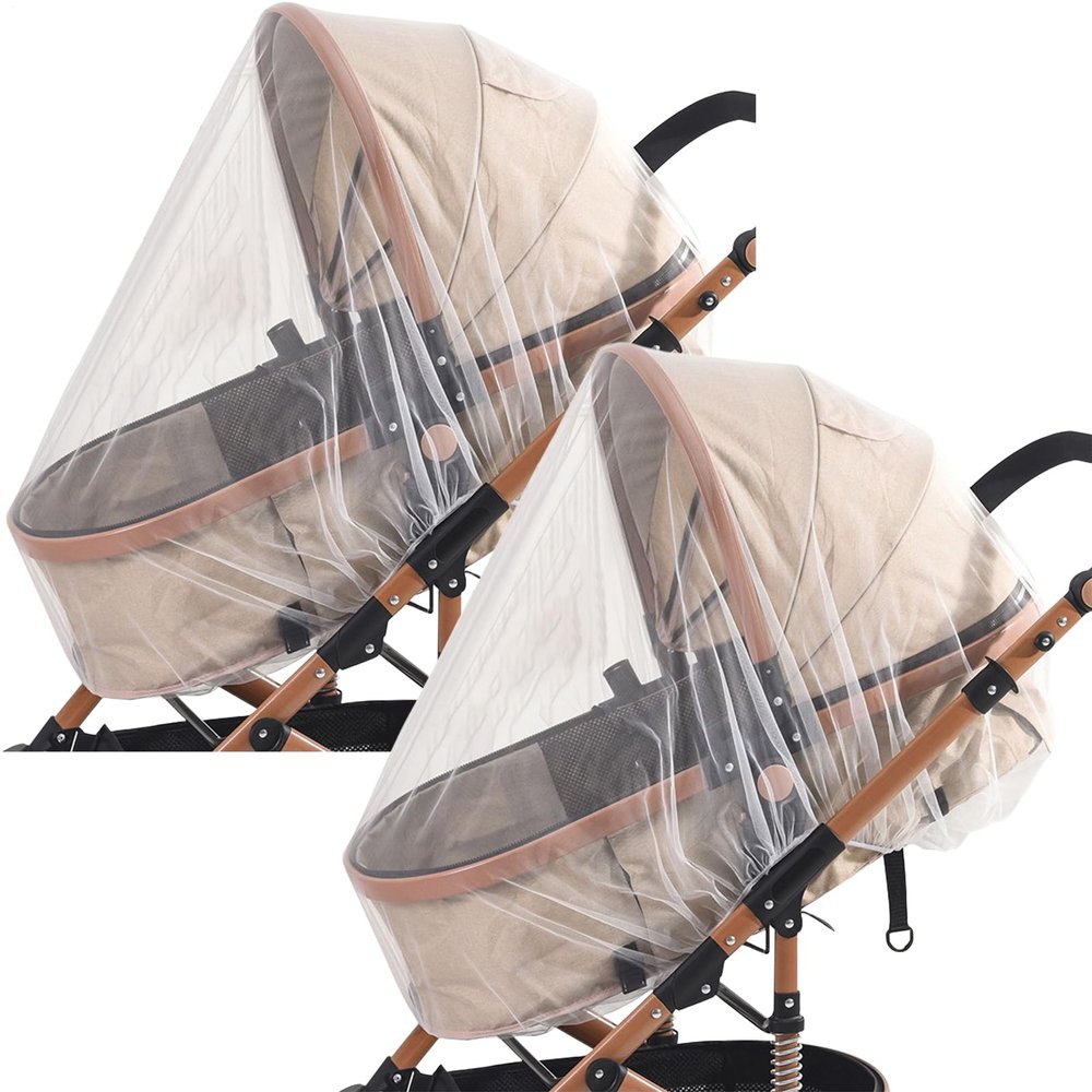 2-Pack Stroller and Playpen Mosquito Nets