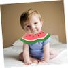 Supvox Baby Bibs, Round, Rotating, 2-Piece Cotton Set view 3