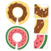 Supvox Baby Bibs, Round, Rotating, 2-Piece Cotton Set view 4