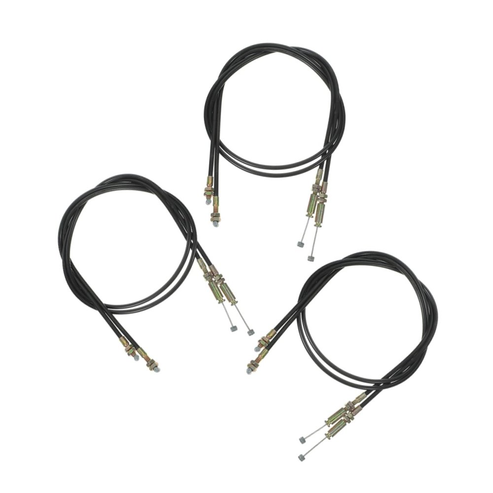 Gadpiparty Metal Recliner Pull Cables, 3-Pack, Black Replacement Parts