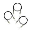 Gadpiparty Metal Recliner Pull Cables, 3-Pack, Black Replacement Parts view 1