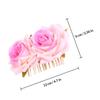 DEARMAMY 2-Piece Fabric Rose Hair Combs view 2