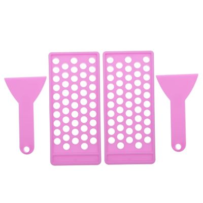 Lip Balm Filling Mold, 5 g, PP, Violet, 50 Count