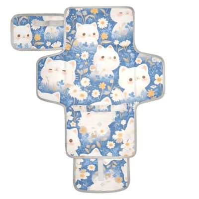 Portable Reusable Waterproof Baby Changing Pad with Wipe Pocket