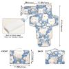 Portable Reusable Waterproof Baby Changing Pad with Wipe Pocket view 4