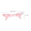 Mikinona Breathable V-Shaped Face-Lifting Band for Double-Chin Tightening, Soft Fabric, Fashionable Pink view 3