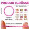 LUFFLOK 150-Piece Multicolor Hair Ties and Scrunchies view 2