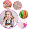 LUFFLOK 150-Piece Multicolor Hair Ties and Scrunchies view 3