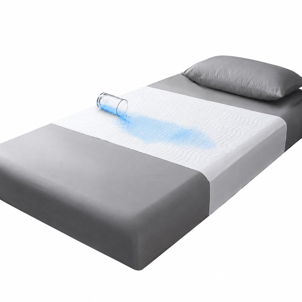 Beedsooth Washable Incontinence Bed Pad 85 x 90 cm with Flaps