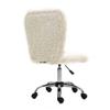AJYBYUKJ Velvet Office Chair with Ergonomic Lumbar Design (Dark Blue) Beauty Comes view 3