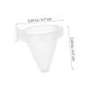 Conical Bloodworm Feeder with Plastic Suction Cup, 10 pcs view 2
