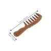 VALICLUD 2-Piece Natural Green Sandalwood Massage Comb for Hair Growth and Scalp Relaxation, Handmade and Compact for Travel and Home view 2