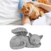 Sleeping Pet Angel Memorial Statue view 2