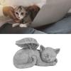 Sleeping Pet Angel Memorial Statue view 4