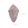 Hair-Drying Wrap for Women, Coral Fleece view 2