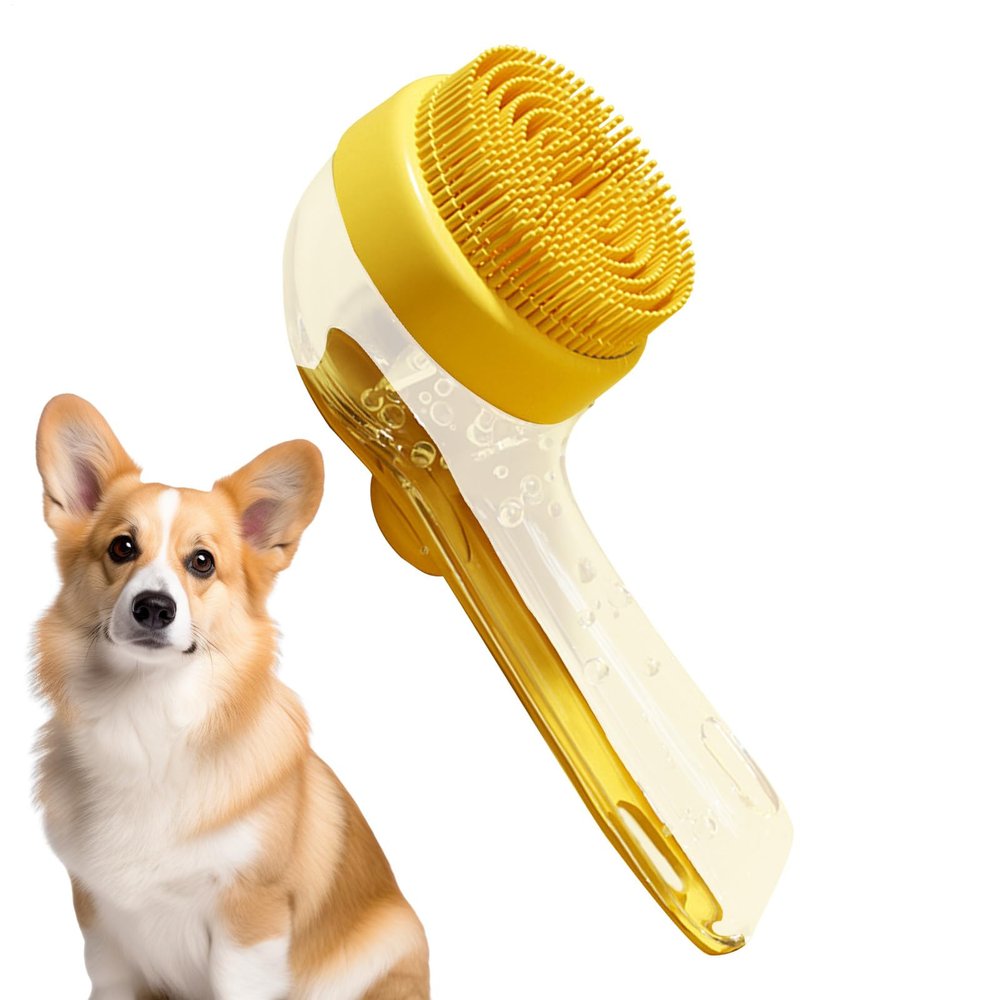 Pet Bath Brush | Dog Bath Brush with Cleaning Function