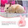Abaodam Adorable Hamster Hat for Small Pets, Soft Rabbit Design view 4