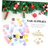 Bow Nail Stickers, 100 Pieces, Resin, for Women view 2