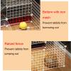 2-Tier Indoor Small Animal Playpen with Climbing Ladder, Black, 111 × 111 × 92 cm view 3