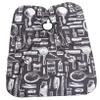 CALLARON Polyester Barber Cape with Mustache Pattern view 1
