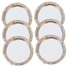 Healvian 6-Piece Compact Round Phone Camera Mirror, Portable Selfie Mirror for On-the-Go Beauty Applications view 1