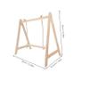 FUTUREORYY Decorative Hanging Bird Swing Perch with Chew Toy for Parrots and Budgies view 2
