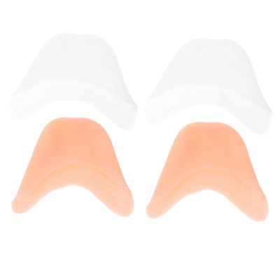 Beavorty 2 Pairs Abrasion-Resistant Toe Protectors Made of Breathable SEBS Material, Comfortable Toe Caps for Forefoot Protection, Skin-Friendly and Suitable for High Heels