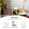 Square Tennis Print Leather Tissue Box Cover view 3