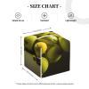 Square Tennis Print Leather Tissue Box Cover view 4