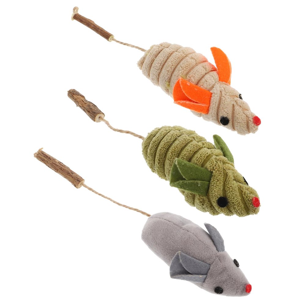 Toddmomy Plush Cat Toy Set with Catnip