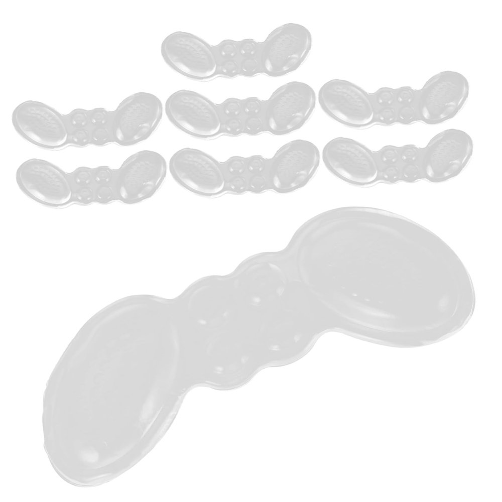 Silicone Heel Pads for Shoes, 4 Pairs, Non-Slip and Wear-Resistant