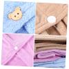 VALICLUD 3-Piece Quick-Drying Hair Towel Turban view 2