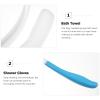VALICLUD Long-Handle Shower Brush with Sponge view 3