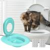 Cat Toilet Training Set for Kittens – Stable Cat Toilet Seat for Indoor and Outdoor Use view 2
