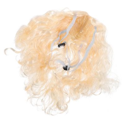Yardwe Curly Pet Wig, Gold Nylon Fiber, for Cats and Dogs