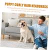 Yardwe Curly Pet Wig, Gold Nylon Fiber, for Cats and Dogs view 4
