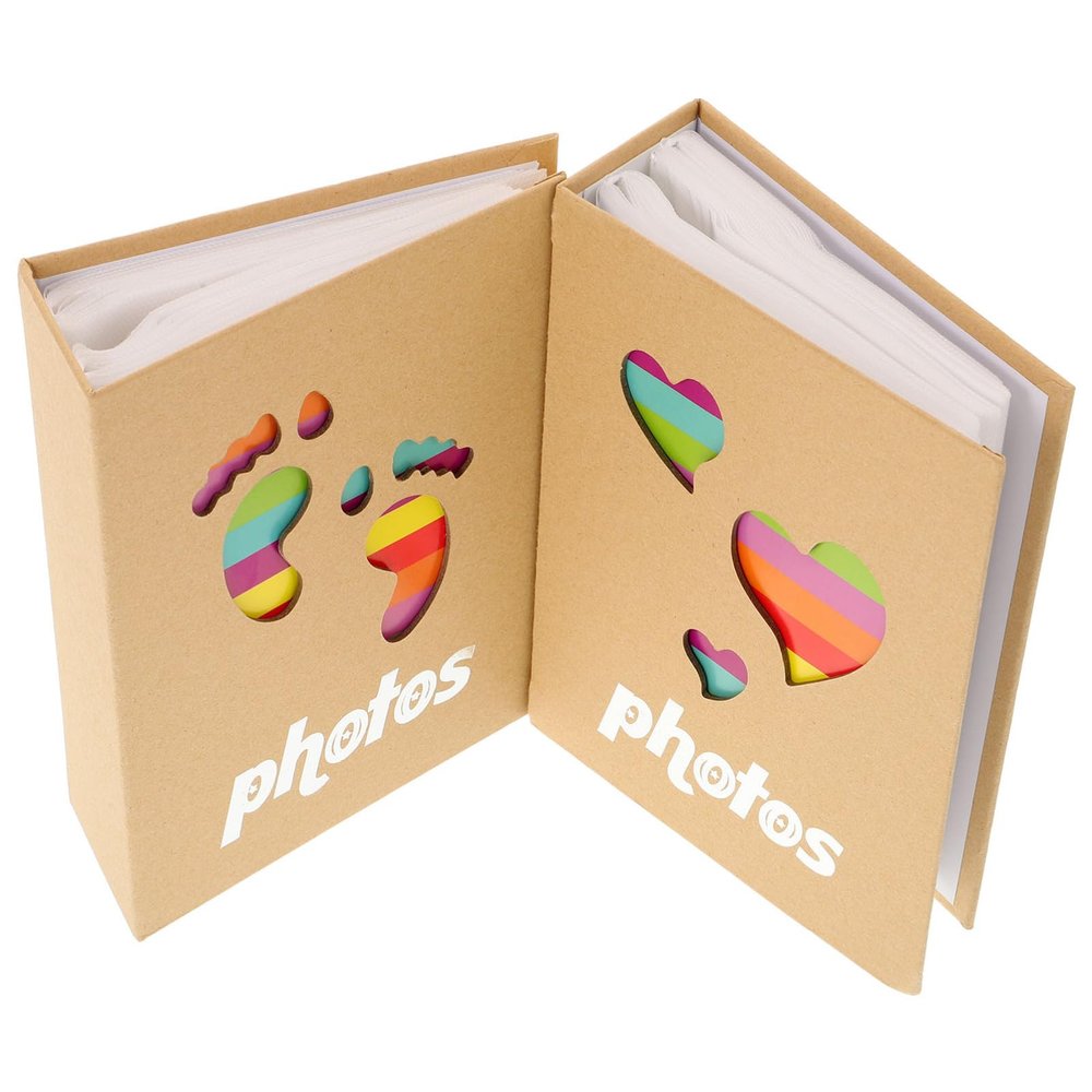 Simple Photo Holder, 2-Pack, Paper Slip-In Album