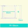 Adjustable Wall-Mounted Pet Gate for Dogs, 113–120 cm; Extra-Wide Safety Gate, 169–176 cm view 2