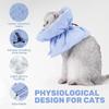 Poiinvc Cat Recovery Collar (Blue, S) view 2