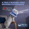 Poiinvc Cat Recovery Collar (Blue, S) view 4