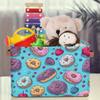 Mexpekil Sweet Donuts Foldable Storage Baskets for Kids' Toys, 2-Pack view 3