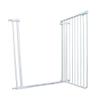 White Pressure-Mounted Stair Gate, Adjustable 85–91 cm, 100 cm High view 1