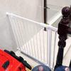 White Pressure-Mounted Stair Gate, Adjustable 85–91 cm, 100 cm High view 2