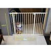 White Pressure-Mounted Stair Gate, Adjustable 85–91 cm, 100 cm High view 4