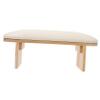 Beige PU and Wood Nail Armrest for Manicure and Nail Art view 1