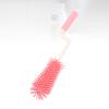 Long-Handle Silicone Baby Bottle Brush, 360-Degree Rotating Straw Cleaner for Travel, Compact Lightweight Design with Non-Slip Grip view 3