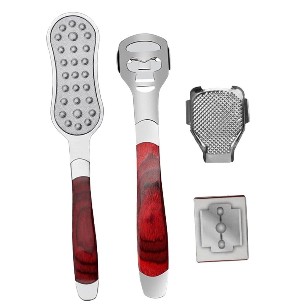 Stainless Steel Callus Remover Set for Pedicure and Foot Care