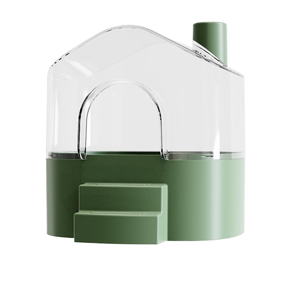 Large Transparent Sand Bath Box for Hamsters and Small Pets