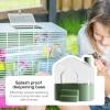 Large Transparent Sand Bath Box for Hamsters and Small Pets view 4